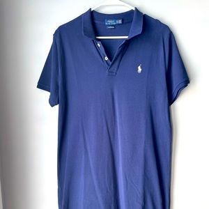 Polo Ralph Lauren mesh mini dress XL navy